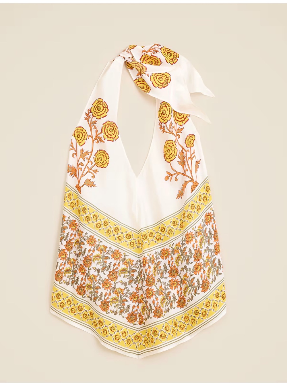 J Crew Bandana Halter Top